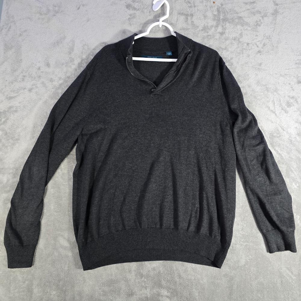 Perry Ellis Sweater Pullover Mock Neck Long Sleeve Knit Top‎ XL